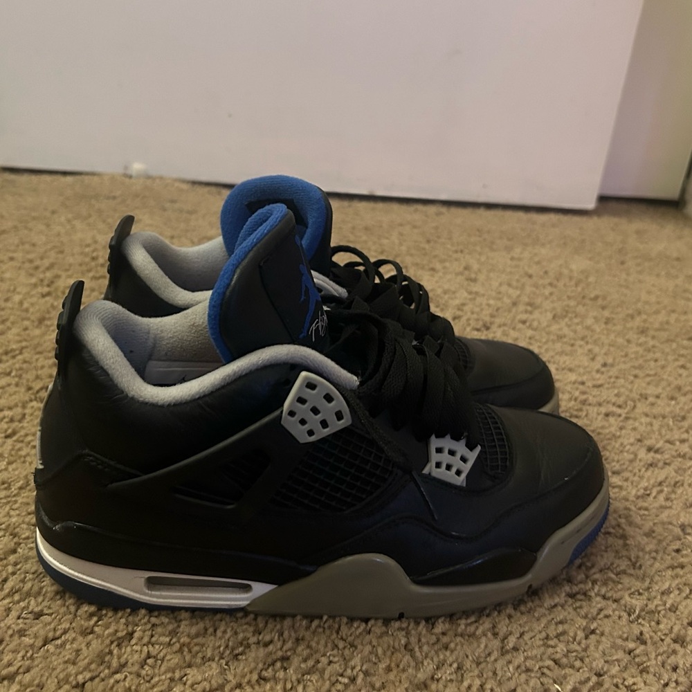 Jordan Black and Blue Sneakers